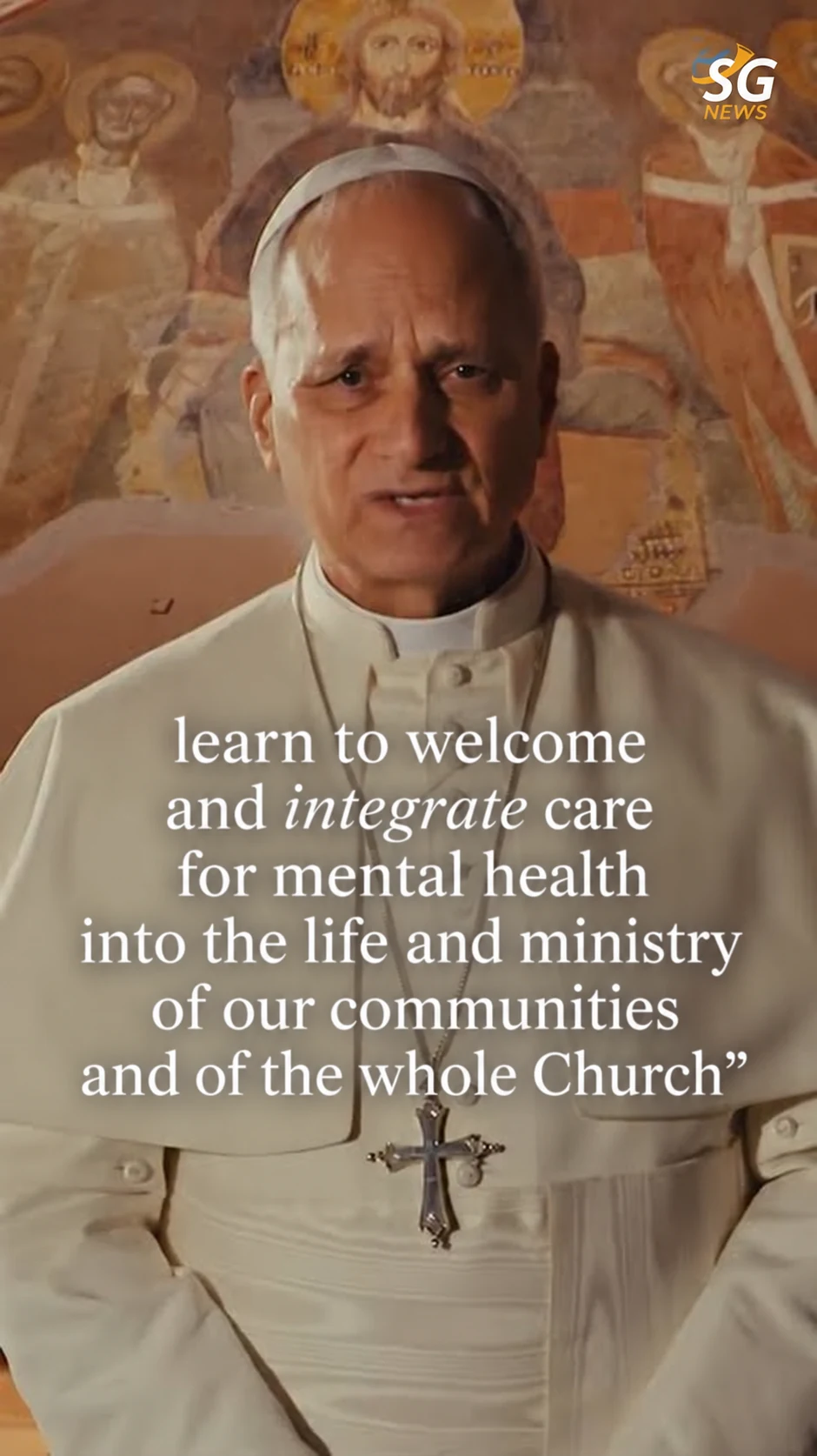 Pope Leo XIV calling the Church to welcome and integrate care for mental health